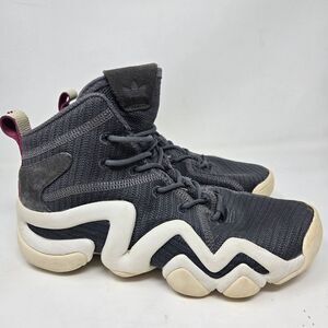 ADIDAS Crazy 8 ADV Women's Size 6 Gray Sneakers Gray And White